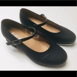 BLOCH - WOMANS - SIZE 4.5 - BLACK - MARY JANES - TAP DANCE SHOES